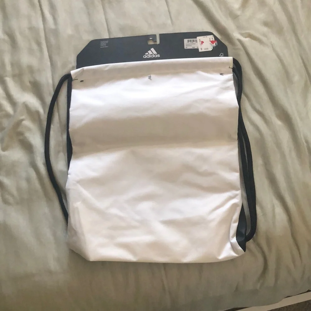 Adidas Black and White Classic Backpack